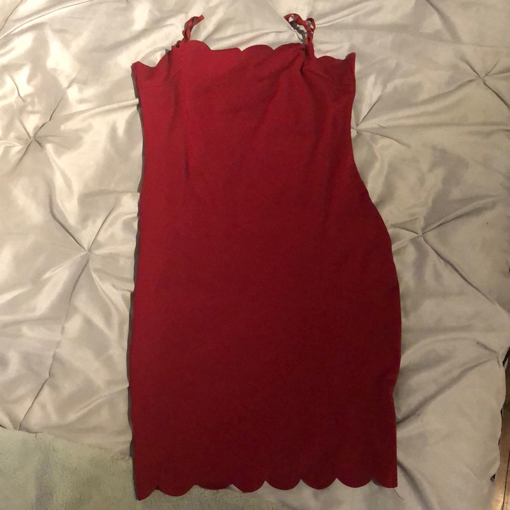 RED MINI DRESS